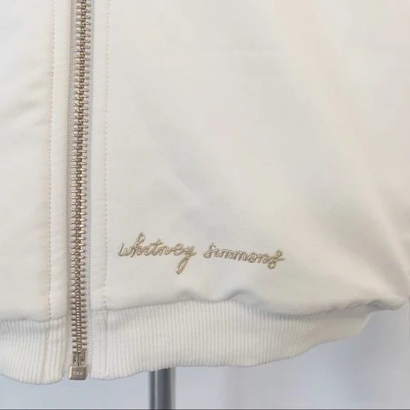 Gymshark x Whitney Simmons Reversible Oversized Jacket Coat White Sherpa Size XS - Picture 4 of 9